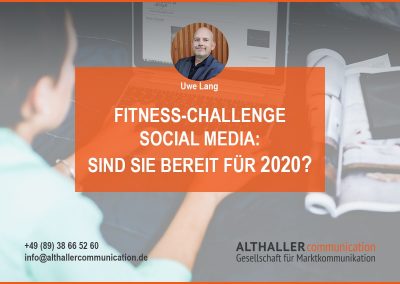 Fitness-Challenge Social Media: Sind Sie bereit für 2020?