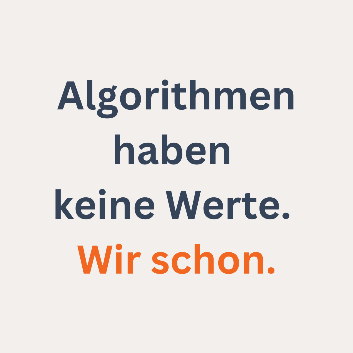 KI kann man überbewerten. Vertrauen nicht.